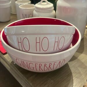 Rae Dunn Christmas bowls